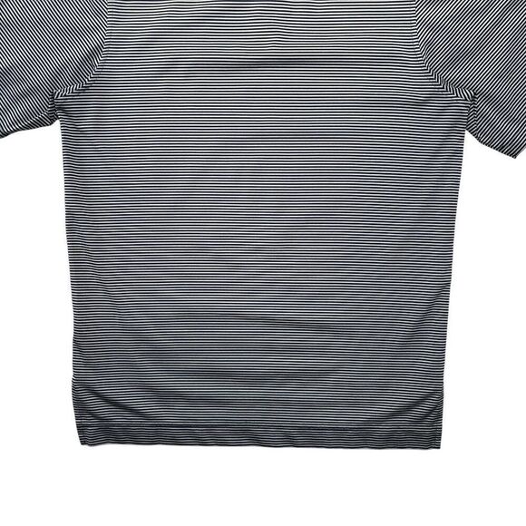 FootJoy Golf Polo Men's Size Small Grey Striped Sawgrass Embroidered Stretch - Picture 9 of 12